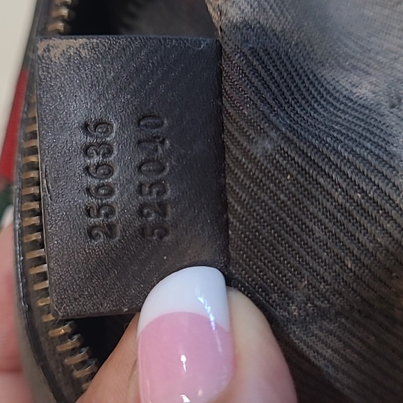 GUCCI**SHERRY LINE**EXTRA WIDE STRIPE** MAKE UP BAG - Picture 3 of 17